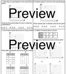 This 11 Question Worksheet Is Very Similar To Questions Asked On Staar Coordinate Plane Graphing Math Coach