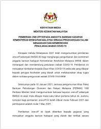 Terpilihnya terawan agus putranto sebagai menteri kesehatan mengundang polemik. Kkmalaysia On Twitter Kenyataan Media Menteri Kesihatan Malaysia Pemberian One Off Kepada Anggota Barisan Hadapan Kementerian Kesihatan Malaysia Sebagai Penghargaan Dalam Menangani Dan Membendung Penularan Wabak Covid 19 Https T Co Ftfh4tmybj