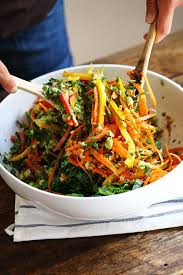Chopped Thai Salad With Sesame Garlic Dressing Pinch Of Yum Recipe Vegetarian Recipes Food Healthy Recipes