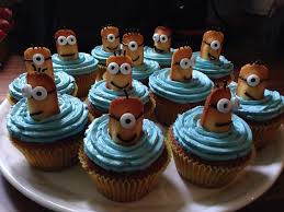 Für unsere kinderparty habe ich gestern einen minion kuchen gebacken. Minion Cupcakes Cupcakes Muffins Franzis Backstube