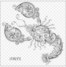 Download and print these zodiac signs coloring pages for free. Cancer Astro Polarity Zodiac Cancer Coloring Pages Png Image With Transparent Background Toppng