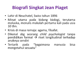 Asumsi dasar teori perkembangan kognitif jean piaget. Teori Perkembangan Kognitif Piaget Ppt Download