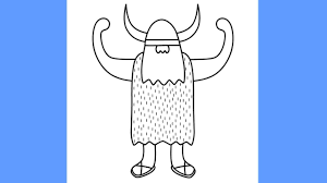 What makes beowulf larger than life is being. How To Draw Cute Viking Easy For Kids Youtube