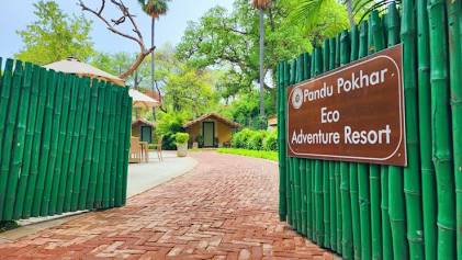 Pandu Pokhar Eco Adventure Resort, AI generated