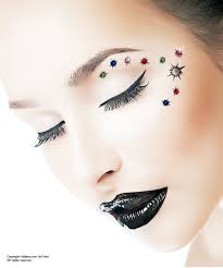 Mardi Gras Face Glitter Tattoos
