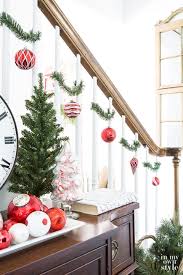 For hanging garland, lights and decorations on banisters and railings. 21 Best Staircase Christmas Decorations Holiday Staircase Ideas