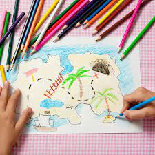 How to use the pirate treasure map printable: Fun Ideas For Pirate Themed Kids Parties