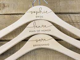 Love The Design Of These Bridesmaids Hangers Personalized Wedding Dress Hangers Bridal Party Hanger Wedding Dress Hanger Bridal Party Hangers Dress Hanger