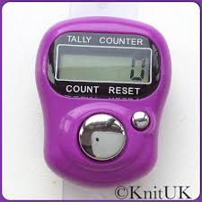 Tally cares colour block accessori pelle sintetica giacche e cappotti. Lcd Finger Held Tally Counter Knitting Row Counter Knituk