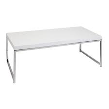 Osp Home Furnishings Wall Street Chrome And Espresso Coffee Table Wst12 The Home Depot Coffee Table White Coffee Table Furniture