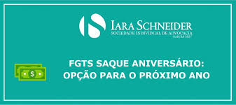 Veja o calendário de pagamento para 2021. Fgts Saque Aniversario Opcao Para O Proximo Ano Iara Schneider