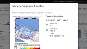 Gempa di bengkulu utara hari ini tanggal 6 maret 2021 titik pusat gempanya berada di 47 kilometer barat laut bengkulu utara. Gempa Terkini Terjadi Hari Ini Jumat 1 Mei 2020 Pada Pukul 04 24 Wib Ini Lokasi Dan Kekuatannya Tribun Manado