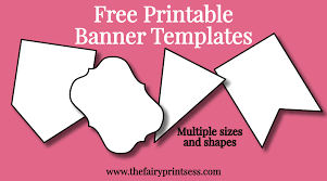 When celebrating a baby shower, just like with any other events, invitations will always be part of the picture. Free Printable Banner Templates Blank Banners For Diy Projects