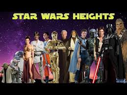 Greatest Star Wars Characters By Height Youtube