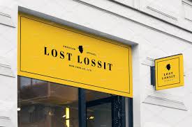 Sign Facade Logo Mock Up Branding Mockups Facade Signage