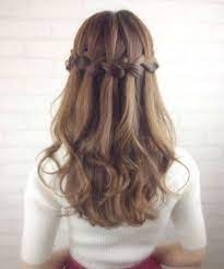 Latest Waterfall Braided Hairstyles For Teenage Girls To Consider Right Now Medium Hair Styles Waterfall Braid Hairstyle Braided Hairstyles