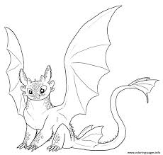 Spark your creativity by choosing your favorite printable coloring pages and let the fun begin! How To Train Your Dragon Toothless Cute Coloring Pages Printable