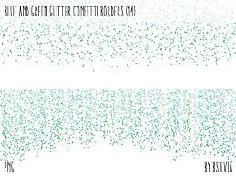 Blue And Green Glitter Confetti Borders Pack Digital Glitter Etsy Confetti Background Green Glitter Glitter Confetti