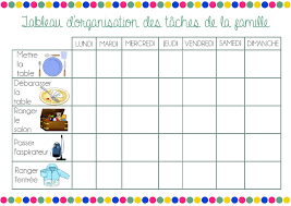 Deux Soeurs Un Agenda Des Idees Pour Le Quotidien Des Parents Tableau D Organisation Des Taches Tableau Des Taches Planning Tache Menagere Planning Enfant