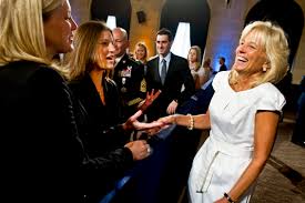 Chad president idriss deby itno don die of injuries wey e suffer for frontline attack. Dr Jill Biden Wife Of Vice President Joe Biden Greets Audience Members At The Military Spouse