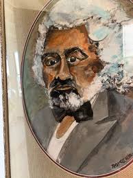 Portrait of Frederick Douglass by Royce Vaughn