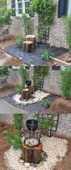 Spectacular Diy Projects For The Garden Made Of Wood Backyard Garden Design Backyard Fountains Backyard