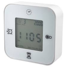 Klockis Clock Thermometer Alarm Timer White Ikea Ikea Clock Alarm Clock Clock