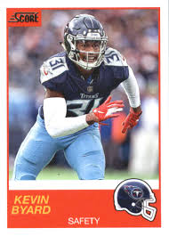 Points are awarded based on the number of t. Tennessee Titans 2019 Score Football Scorecard 75 Kevin Byard Sport Trading Cards Co American Football