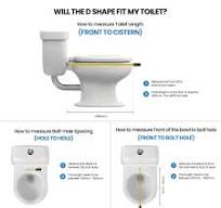 Conor Elara Non Electric D Shape Bidet Toilet Seat with Installation Kit -  Left Water Inlet