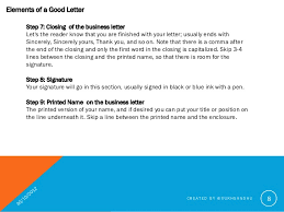 Mention specifically about the documents attached. How To Write A Good Business Letter