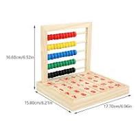 Soimiss Plastic Abacus Toy for Kids to Learn Math and Improve Memory