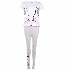 Women S Miffy Frill Pyjama Set Retro Shop Uk Retro Clothing Gifts Accessories