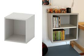 Whether you fancy a traditional looking pine shelf or a more modern floating unit, our. Eket Cd Rack How To Add A Shelf To The Cube Ikea Hackers
