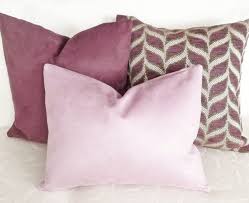 Mauve Ultra Suede Decorative Pillow Spring By Pillowthrowdecor Lavender Throw Pillows Sofa Styling Pillows Throw Pillows Living Room