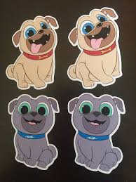 Puppy Dog Pals Cake Pop Toppers Puppy Dog Pals Cakepop Etsy Puppy Birthday Parties Dogs And Puppies Puppy Birthday