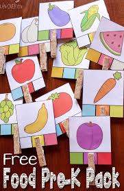 Food Games And Activities Free Printables For Preschoolers Life Over C S Healthy Food Activities Game Food Preschool Activities