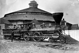 The Railroad Engine Gen Haupt At The Alexandria Roundhouse Train Pictures Civil War Photos Old Trains