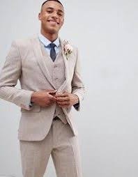✅ browse our daily deals for even more savings! Moss Bros Moss London Skinny Suit Jacket In Stone Leinenanzug Anzug Anzug Hochzeit