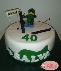 tarta esquiador