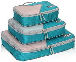 Amazon Com Hynes Eagle Travel Compression Packing Cubes Expandable Packing Organizer 3 Pieces Set Teal Packing Organized Packing Packing Cubes Buy Luggage