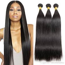 Weave hairstyles are black women's best friends whenever they want a fabulous change of color your own natural hair can be straight, so the weave alone will add some soft curls to your look. Brazilian Hair Bundles Straight Weave Natural Black Best Hair Extensions Unprocessed Malaysian Indian Peruvian Virgin Hair Bundles From Vusionhumanhair 26 81 Dhgate Com