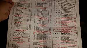 Great wall of china restaurant menu. Their Menu Picture Of Great Wall Chinese Restaurant Warren Tripadvisor