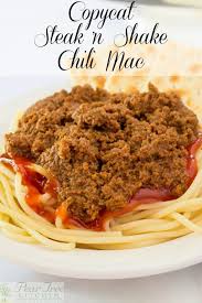 • beef tenderloin suet (optional fat but go easy on it) pbrown beef (and suet) in skillet chopping occasionally until done. Original Steak And Shake Chili Recipe