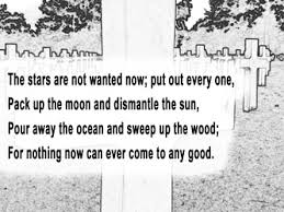 Check spelling or type a new query. Funeral Blues By W H Auden A Poem Analysis