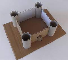 Von der ritterburg bis zum zoo. Papierburg Burg Aus Klopapierrollen Wie Man Eine Burg Baut Burg Basteln Cardboard Crafts Cardboard Castle Paper Roll Crafts