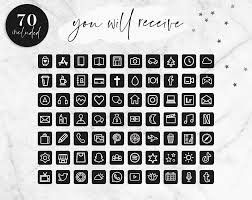 270 app icons in total! Black Iphone App Icons Blog Pixie