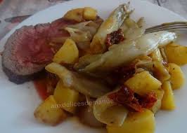 Roti De Bœuf Aux Pommes De Terre Et Endives Sautees Au Cookeo Ou Pas Auxdelicesdemanue Roti De Boeuf Roti Plat Principal