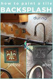 Natural slate tile backsplash arborite countertops granite countertops maryland slate backsplash tile formica counter tops countertop #1 trend stone tile. How To Paint A Tile Backsplash My Budget Solution Designer Trapped