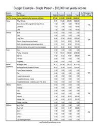 Budget Worksheet Examples Thedesigngrid Budgeting Budgeting Worksheets Single Person