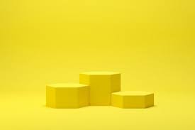3d Render Abstract Geometry Shape Podium Scene With Yellow Background For Display And Product In 2020 Geometry Shape Yellow Background Photography Backdrops Diy